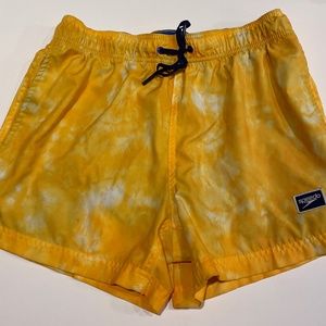 Speedo Yellow Swim Trunks (Medium)